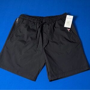 Southpole Nylon Shorts Mens Medium Athletic Quick Dry Black New